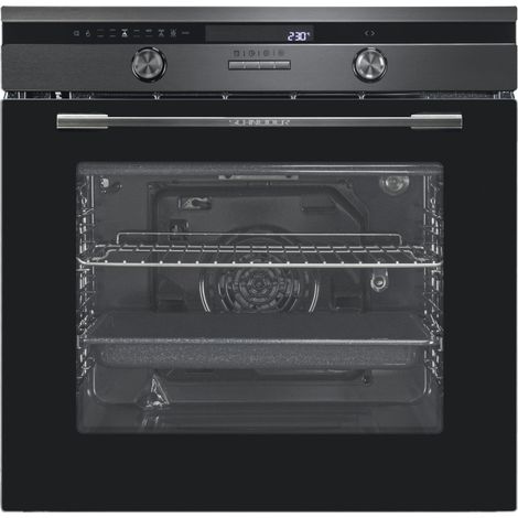 Schneider – SCOP27MIBS Four pyrolyse 70L noir – Multifonction air pulsé – 11 fonctions – Départ différé – Rails télescopiques - SCOP27MIBS-SCHNEIDER