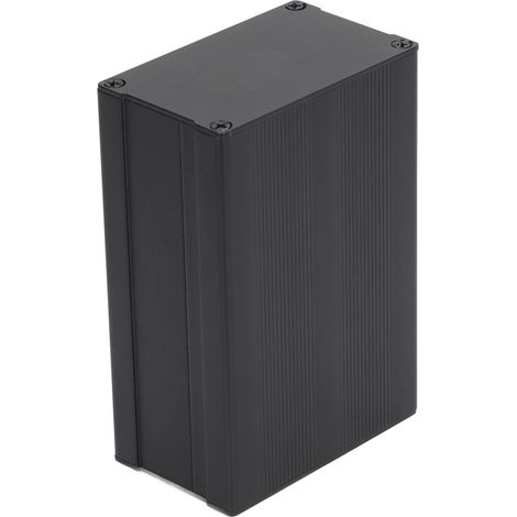 Boîtier de jonction étanche IP65 en aluminium, boîtier électrique split 46x76x110mm noir pour installation DIY. (1/5)