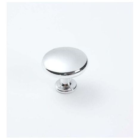 10 pièces poignée de porte d'armoire solide vanité poignée champignon cuisine armoire tiroir diamètre 28MM Chrome poli (1/4)