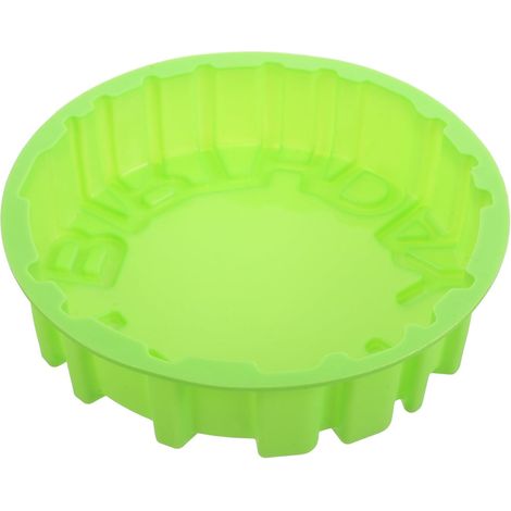 Moule à gâteau d'anniversaire en silicone pour des créations pâtissières et des fêtes réussies, réutilisable et antiadhésif