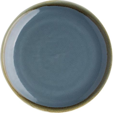 Assiette Plate Ronde Couleur Océan 230 mm - Lot de 6 (1/4)
