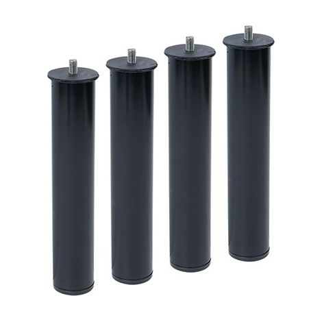 Set di 4 gambe fisse per base letto 25cm vite 50mm