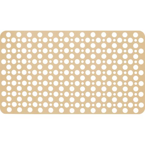 Tappetino antiscivolo per vasca da bagno AWD INTERIOR 1430 beige 75 x 43 cm TPE (1/4)
