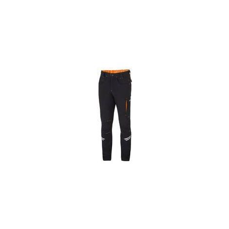 SPARCO PANTALONE KANSAS BLACK ORANGE TG XS