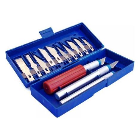Coltelli tagliabalsa + accessori serie 16 pz.