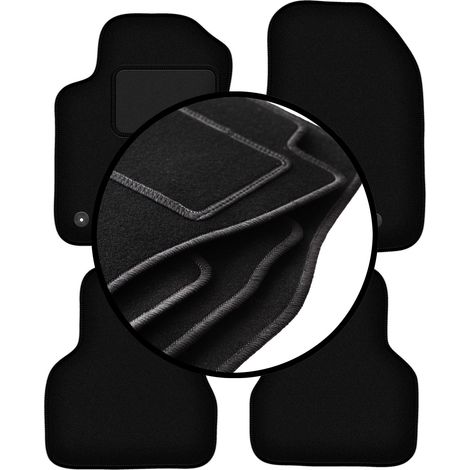 Komplettset Veloursmatten für: Alfa Romeo Giulietta Schrägheck (2010-2020)