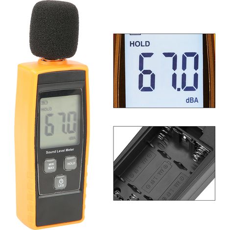 Décibelmètre Numérique LCD RZ1359 - Testeur de Bruit Environnemental (1/5)