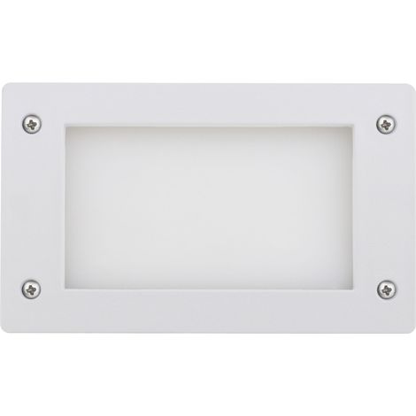 Empotrable pared DEVON Rectangle S IP66 GX53 LED T2 3.20W 405lm/410lm/410lm CRI80 3000K/4000K/6500K Blanco