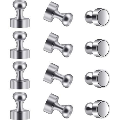 Aimants Puissants 12pcs Petit Aimant Frigo Neodyme N52 Aimants Tableau Magnétique 12 X 16 mm pour Réfrigérateur Tableaux Blancs Photos La carte Notes (1/5)