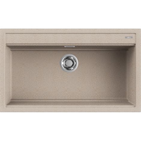 Lavello Elleci Incasso 1 vasca 86x51 Best 360 Granitek Avena LGB36051