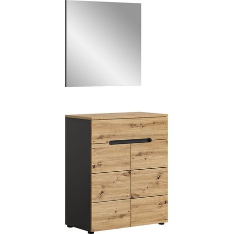 Canu Garderobenmöbel Set Eiche Dekor.