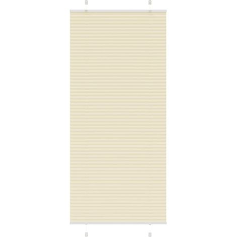 Plissee Creme 85x200 cm Stoffbreite 84,4 cm Polyester