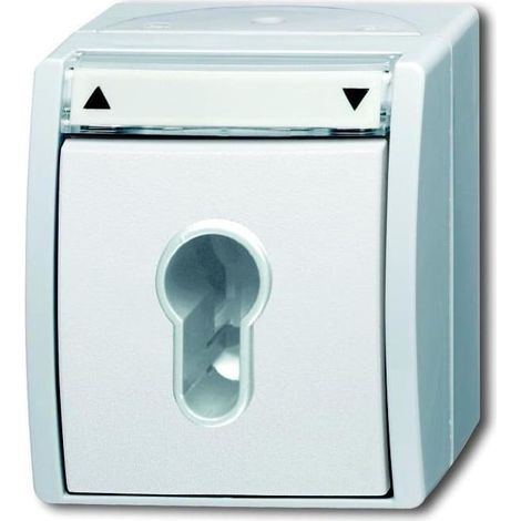Interrupteur volet roulant busch-jaeger 2712 slw-54 thermoplastique IP44