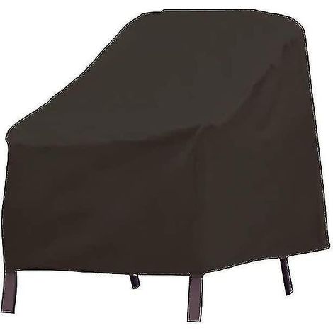 Housse empilable pour chaises de jardin, housse de terrasse anti-UV/coupe-vent/imperméable 210d (1/3)