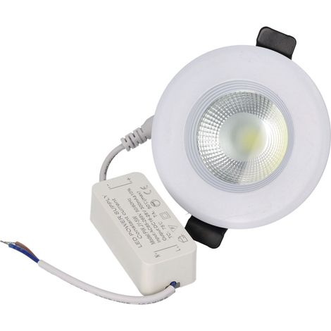 Jandei - Downlight led COB 5W 6000ºK redondo empotrar blanco Downlight LED COB