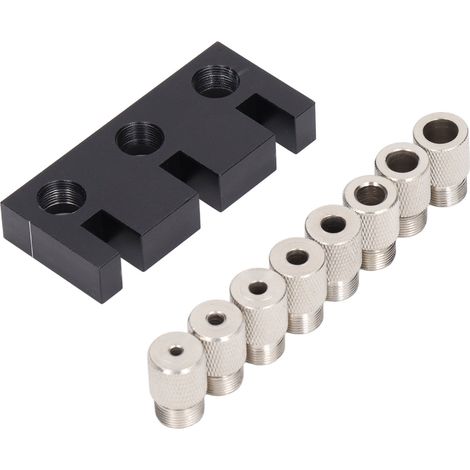 Gabarit de positionnement pour poinçonnage 3 en 1, outil de perçage pour tenons et rondins, outils de bricolage, 3 4 5 6 7 8 9 10 mm