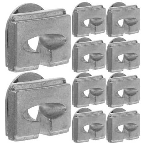 Aluminium-Kabelaustrittsösen für Trimmerkopf, 10 Stück Ersatzhülsen, kompatibel mit Rasentrimmern und Freischneidern - (1/5)