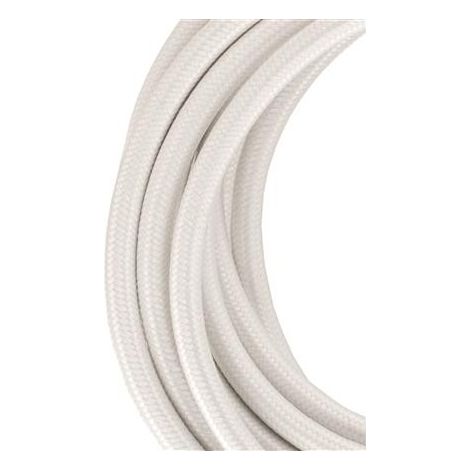 câble textile - 3 mètres - 2 x 0.75 mm2 - blanc - bailey 139673 (1/2)