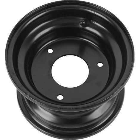 145/70-6 Go-Kart-Felge, 3-Loch, 6 Zoll, Aluminiumlegierung, stilvolle Traktion, elegantes Design für ATV, Quad, Dirtbike, Aufsitzrasenmäher (1/5)