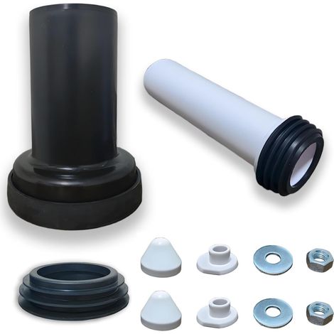 Wand WC Anschluss Set, passend für verschiedene WC Anschlussrohre wie Modell 152.426 46.1, mit Doppeldichtung speziell für Hänge WCs konzipiert und Montagezubehör (1/5)