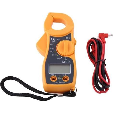 Pince Ampèremétrique Numerique. Multimetre Professionnel Automatique AC DC Voltmètre Amperemetre Pince de Courant Pinces Ohmmètre Volt Tester LCD Meter Pocket Digital Multi Tester (1/4)