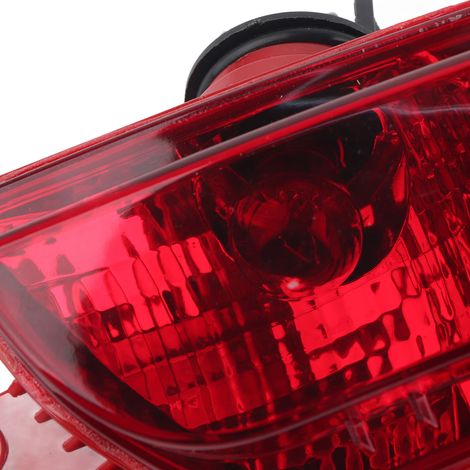 Phare antibrouillard arrière gauche 6350HA coque rouge pour Peugeot 206+ 2009-2012, pièce de rechange