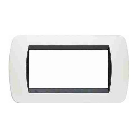 BTIL4804PB Placca Livinglight 4 moduli