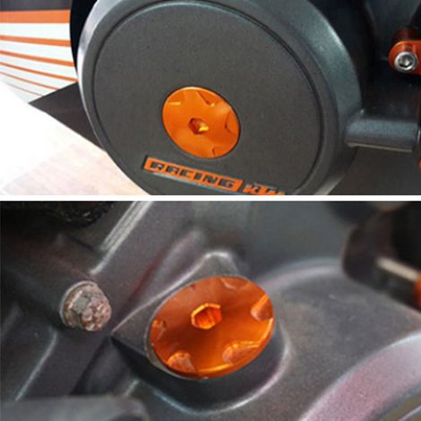 Suitable for KTM DUKE 125 200 390 modification parts, engine size decorative screws, caps, hood accessories (1/4)