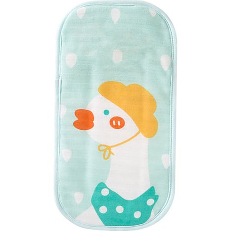 Coussin de Bras Rafraîchissant Bébé - Housse d'Été Confortable avec Bande Élastique Large pour Allaitement - Caneton Joyeux