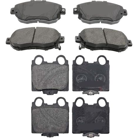 KIT PASTIGLIE FRENO ANTERIORI E POSTERIORI compatibile con MASERATI LEVANTE SUV (M161) / PASTIGLIE FRENANTI AUTO OEM P48001,P23180 / SOSTITUZIONE DIRETTA / BASSA POLVERE / SILENZIOSO