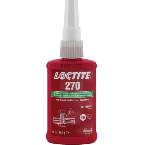 Loctite 270 frenafiletti rosso alta resistenza 50 ml