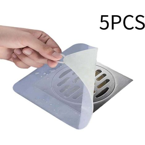 Bouchon de vidange en silicone anti-odeurs, lot de 5, couvercle désodorisant pour égouts, joint étanche pour cuisine, salle de bain et buanderie, efficace et réutilisable (1/4)