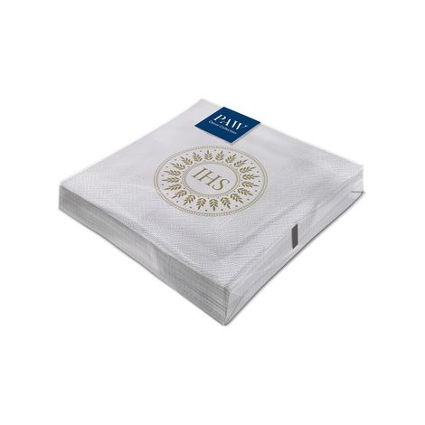 Tovaglioli oro PAW 3 veli, 33x33cm - 20 pezzi