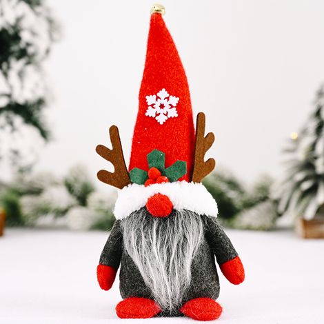 Autres décorations de Noël, ornements de gnomes de Noël, gnomes du Père Noël, décorations de Noël, ornements du père Noël, poupées en peluche(poupée en bois pour hommes) (1/5)