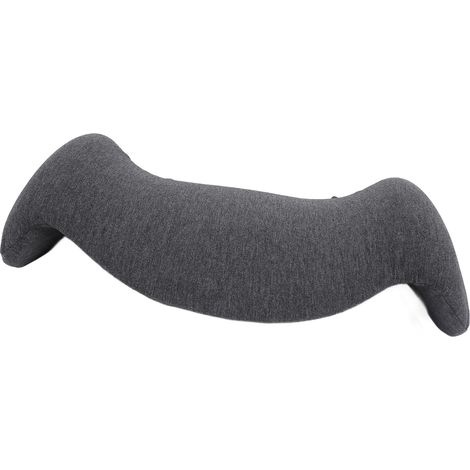 Oreiller lombaire chauffant USB 4 niveaux de chaleur coussin soutien dos bas mémoire mousse amovible pour sommeil (1/5)