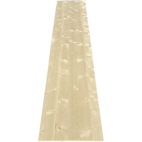Tablette Sapin bois massif, L.250 x l.60 cm, Ep.21 mm (1/5)
