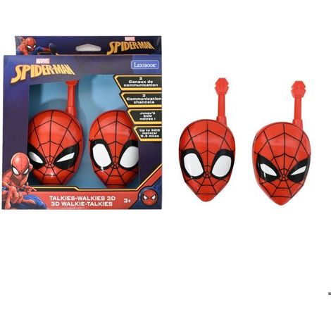 Walkie-talkies - LEXIBOOK - Spiderman 3D - 200m range - Ergonomic design - 2 channels (1/5)