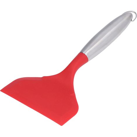 Spatule de Cuisine en Acier Inoxydable 304, Large et Anti-Adhésive pour Poêle (1/5)