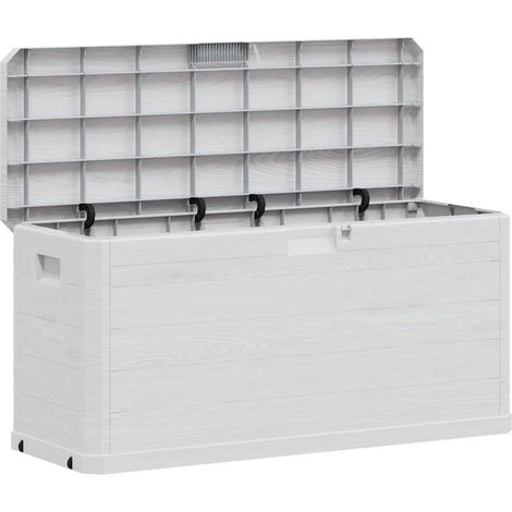Boîte de rangement de jardin,Coffre de rangement 280 L Gris clair CFW279704 (1/5)