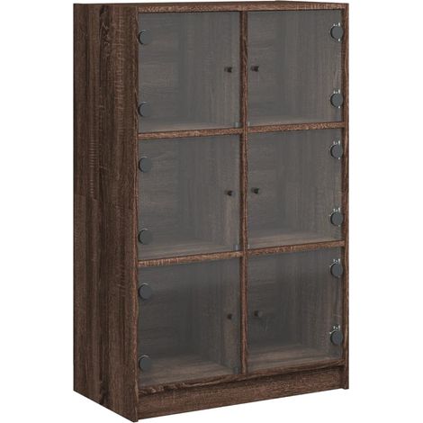 Maison Exclusive - Credenza con Ante Rovere Marrone 68x37x109 cm Legno Multistrato
