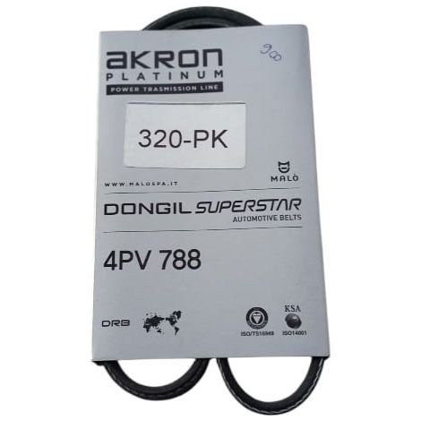 4pk788 cinghia poly-v alternatore servizi marca akron (1/5)