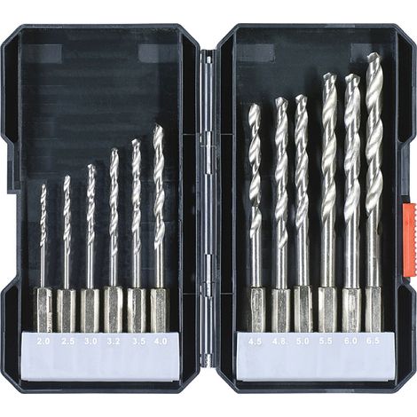 kwb 108810 HSS Metall-Spiralbohrer-Set 12teilig 2 mm, 2.5 mm, 3 mm, 3.2 mm, 3.5 mm, 4 mm, 4.5 mm, 4 (1/3)