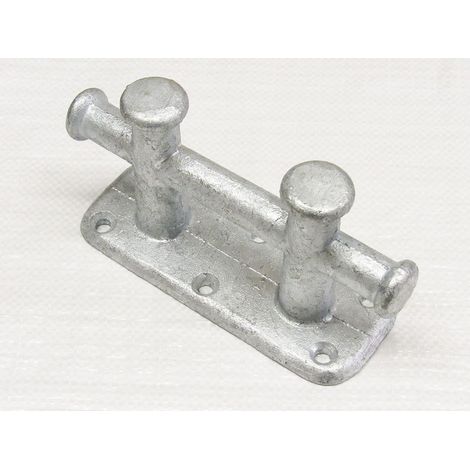 262MM Galvanised Bollard Cleat - Deck Boat Rope Marine H Shape (1/2)