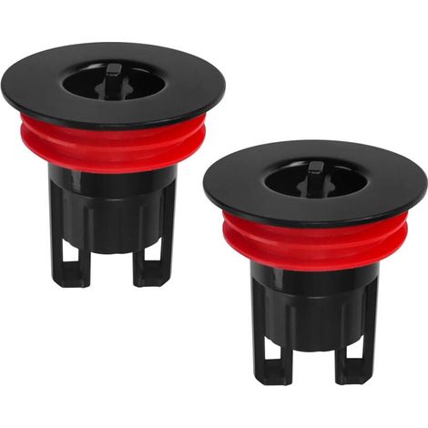 Geruchsdichtes Ventil, 2 geruchsdichte Duschstopfen, Duschablauf mit 2 Dichtungsringen, für Badezimmer und Küchen mit 28-45 mm Durchmesser. (1/4)