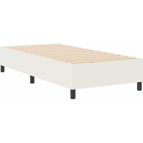 Maison Exclusive - Struttura letto piattaforma Crema 100 x 200 cm Tessuto in Cords (1/5)