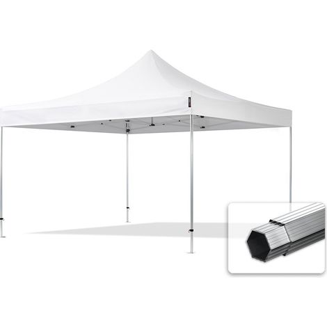TOOLPORT 4x4 m Tente pliante - Alu, blanc