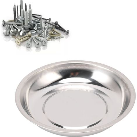 Bol magnétique à outils de 15 cm, bol magnétique pour pièces, bol magnétique en acier inoxydable, plateau magnétique pour pièces (1/5)