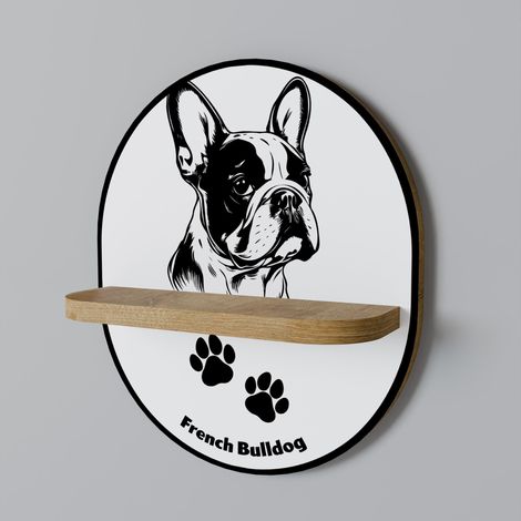 Estante ovalado BULLDOG FRANCÉS (1/5)