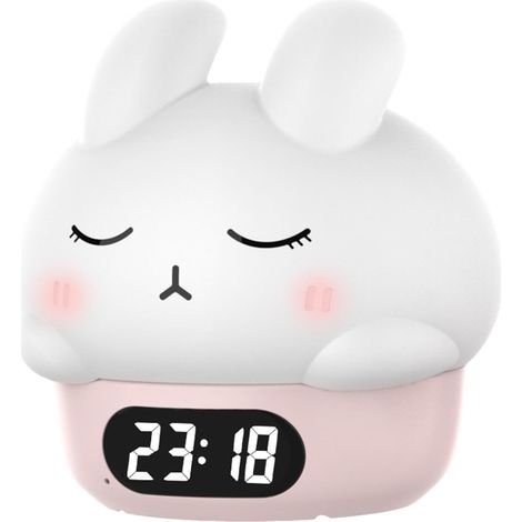 Réveil numérique en forme de lapin, lampe (1/5)