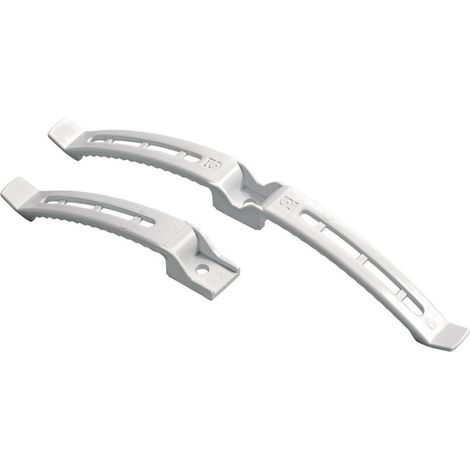 Hettich Tischplatte-Kabelhalter einfach, 45968 L 120mm,B 20mm Kunststoff grau (1/4)